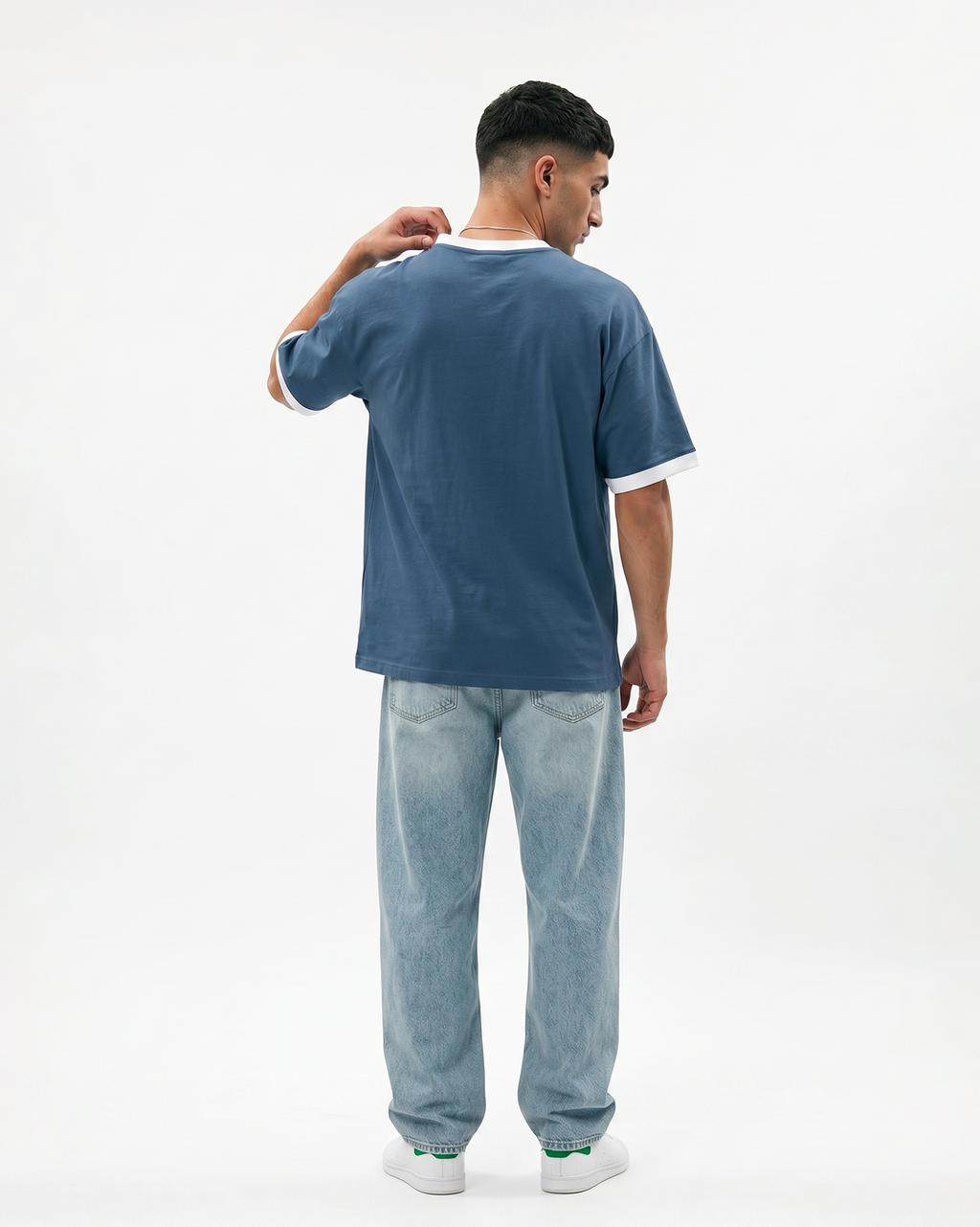 Jack Navy Ringer Tee