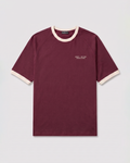 Maroon Essintial Ringer Tee