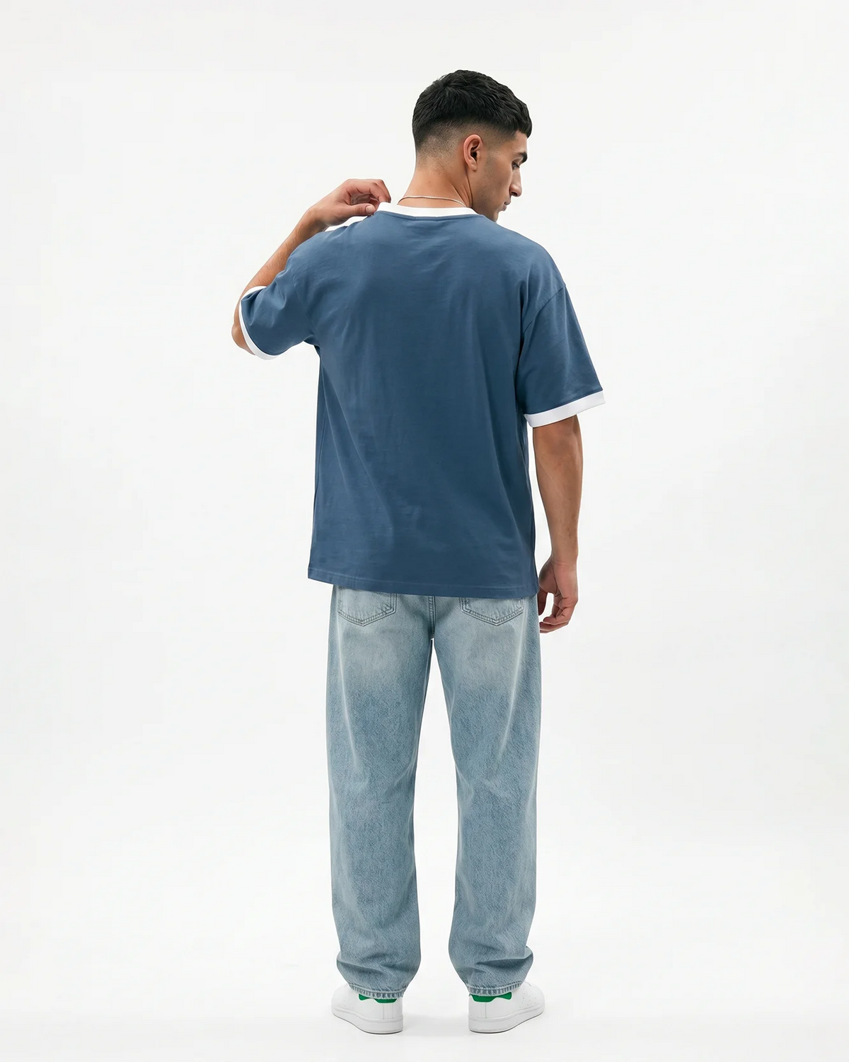 Jack Navy Ringer Tee